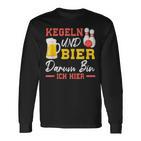 Kegel Und Bier Langarmshirts