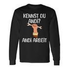 Kennst Du Andi Andi Arbeit Craftsman Langarmshirts