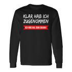 Klar Hab Ich Gewgenommen Ich Wog Mal 3500 G Langarmshirts