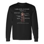 Labrador Labbi Anatomy Langarmshirts