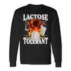 Lactose Tolerant Langarmshirts