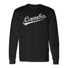 Lambo Distressed Hip Hop Rap Slang Langarmshirts