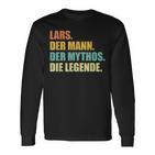 Lars Slogan Langarmshirts