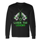 Laser Tag Legend Lasertag Player Indoor Game Sports Team Langarmshirts