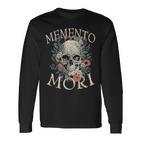 Latin Quotes Memento Mori Langarmshirts