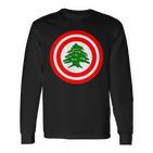 Lebanese Flag Lebanon Revolution Beirut Protest Demo Langarmshirts