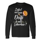 Leberkäse Leberkas Leberkässemmel Fleischkäse Bayern Langarmshirts