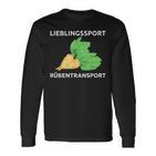 Lieblingssport Rübransport Langarmshirts