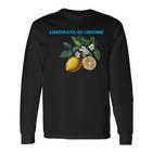 Limonata Di Limoneintage Lemon Lemonade Summer Langarmshirts