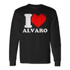 I Love Alvaro Langarmshirts