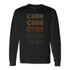 Love Heart Cure Grungeintage Style Cure Langarmshirts