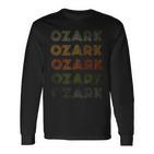 Love Heart Ozark Grungeintage Ozark Langarmshirts