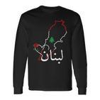 I Love Lebanon Lebanese Flag Lebanese Flag Lebanon Langarmshirts