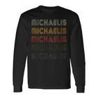 Love Michaelis Grunge Imintage-Stil Schwarz Michaelis Langarmshirts