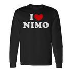 I Love Nimo I Love Nimo Langarmshirts