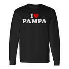 I Love Pampa Langarmshirts