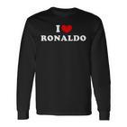 I Love Ronaldo I Love Ronaldo Langarmshirts