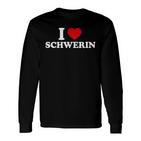 I Love Schwerin Langarmshirts