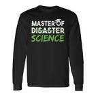 Master Of Science Uni Graduation Master Langarmshirts