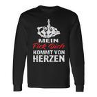 Mein Fick Dich Kommton Herzen Sayings Ironie S Langarmshirts