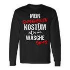 Mein Superhelden Kostüm Ist In Der Wäsche German Langu Langarmshirts