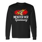 Meister Der Spannung Elektronik Electrician Langarmshirts