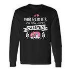 Mir Reichts Ich Geh Camping Caravan Camper Langarmshirts