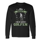 Mir Reicht's Ich Geh Golfen Golf Saying Golfer Langarmshirts