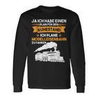 Modellbahn Plan Für Den Ruhestand Model Railway Langarmshirts