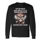 Müde Faul Ich Will Schlafen Pyjamas Morgenmuffel Langarmshirts