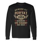 Niemand Ist Perfekt Aber Jahrgang 1959 Birthday Langarmshirts