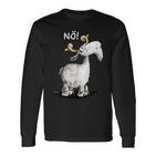 Nö Ziege Hat Keinen Bock I Goat Statement Fun S Langarmshirts