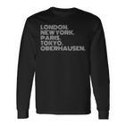 Oberhausen City Metropolis Home Region Langarmshirts