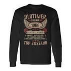 Oldtimer Baujahr 1966 Geborenintage Birthday Retro Langarmshirts