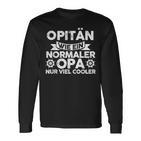 Opitän Wie Ein Normal Grandpa Captain's Langarmshirts