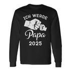 Papa 2025 Ich Werde Papa 2025Ater 2025 Langarmshirts