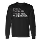 Peter Slogan Langarmshirts