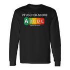 Pfuscher Score Langarmshirts