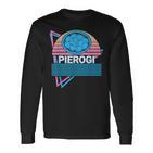 Pierogi Retro Langarmshirts