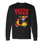 Pizza Driver Pizza Service Supplier Pizza Service Langarmshirts