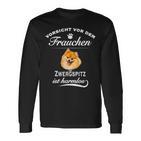 Pomeranian Orsicht Frauchen Langarmshirts