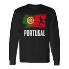 Portugal Flag Jersey Portuguese Soccer Team Portuguese Langarmshirts