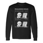 Programmer Problem Es Works Computer Nerd Langarmshirts