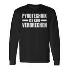 Pyrotechnik Ist Keinerbrechen For Football Fans Langarmshirts