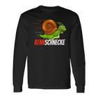 Racing Snail Jogging Runner Langarmshirts