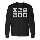 Radiologist Xray Tech Periodensystem Labor Geschenk Langarmshirts