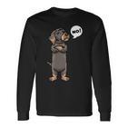 Rauhaardackel Dachshund Dog Langarmshirts