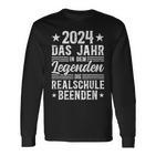 Realschule Abschluss2024 Legends End Realschule Langarmshirts