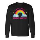 Regenbogen Retro World's Netteste Energie Auditor Langarmshirts