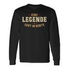 Rente 2024 Eine Legende Geht In Rente Rentner Langarmshirts